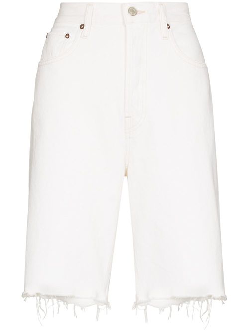 90s Pinch denim shorts - White