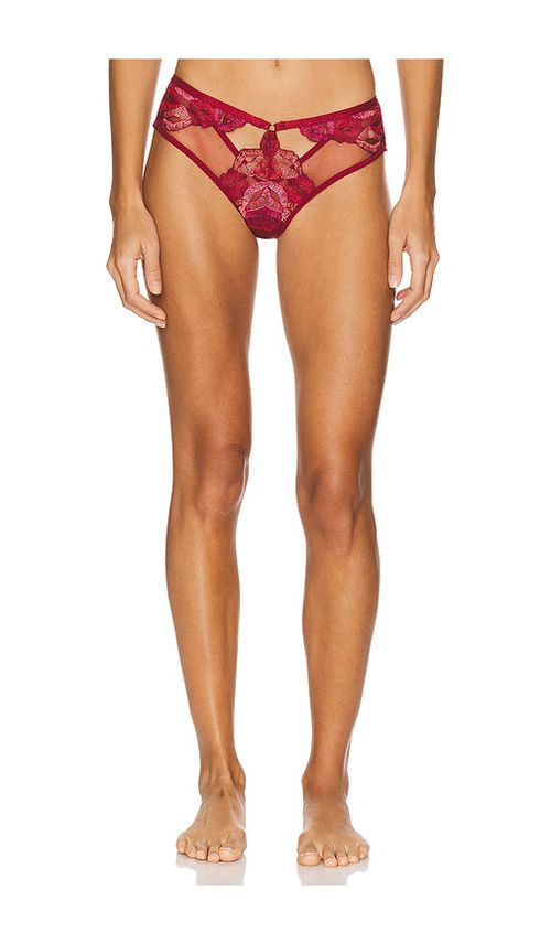 Thistle and Spire Eye Candy Thong in Burgundy. -  XS also in L