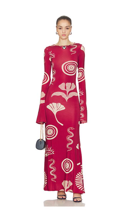 Cala de la Cruz Amay Dress in Red. L. Also in S
