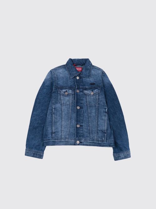Coat Kids color Blue