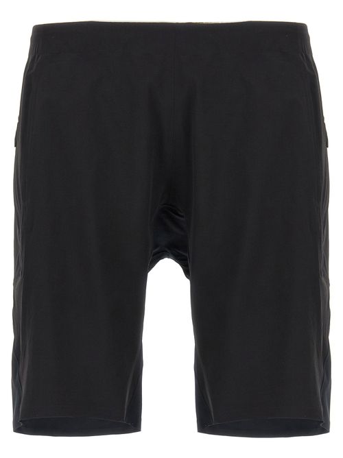 Secant Comp Track Bermuda Shorts — Black