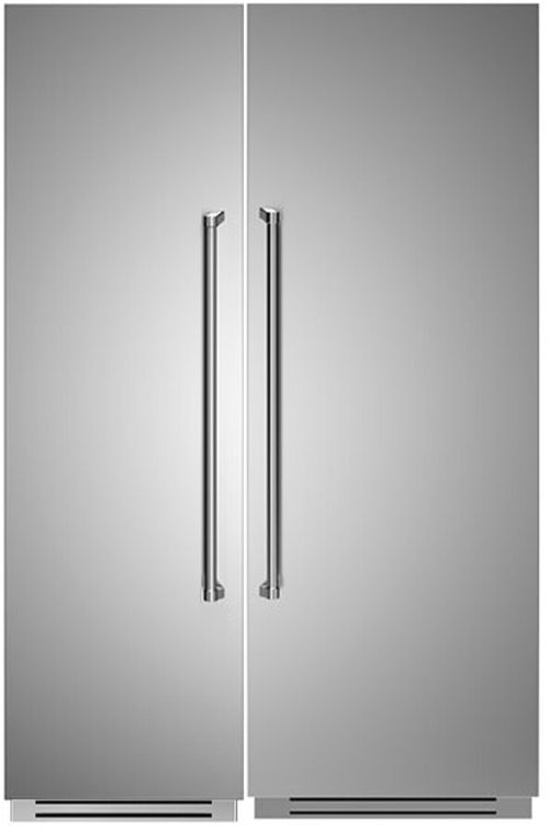 Bertazzoni Master Side-by-Side Column Set with 30" Refrigerator and 24" Freezer in Stainless Steel BERTREFFRMA