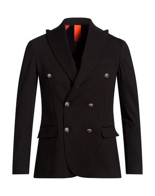 Man Blazer Black Size 36 Viscose, Polyamide, Elastane
