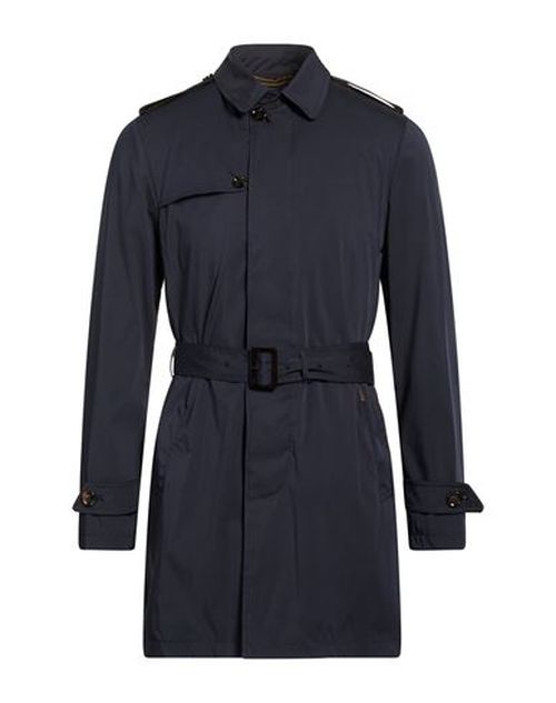 Man Overcoat & Trench Coat Midnight blue Size 42 Polyester, Elastane
