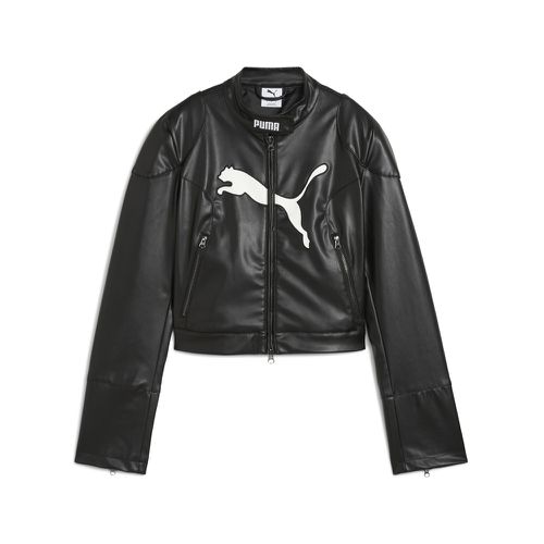 Future Archive Pleather Racer Full Zip Jacket