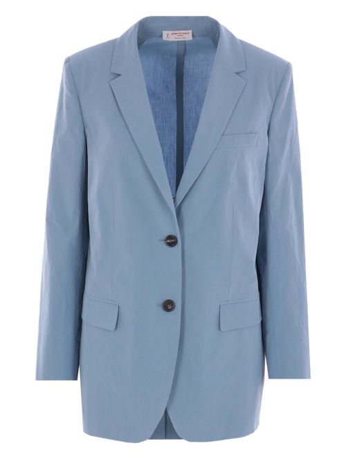 Alberto Biani single-breasted blazer - Blue