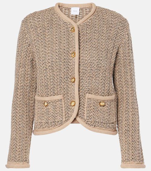 Wool and alpaca cardigan