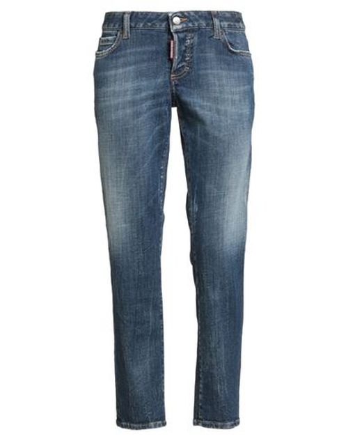 Woman Jeans Blue Size 0 Cotton, Polyester, Elastane