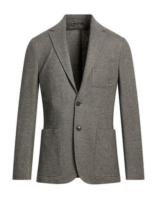 Man Blazer Grey Size 42 Silk, Cashmere