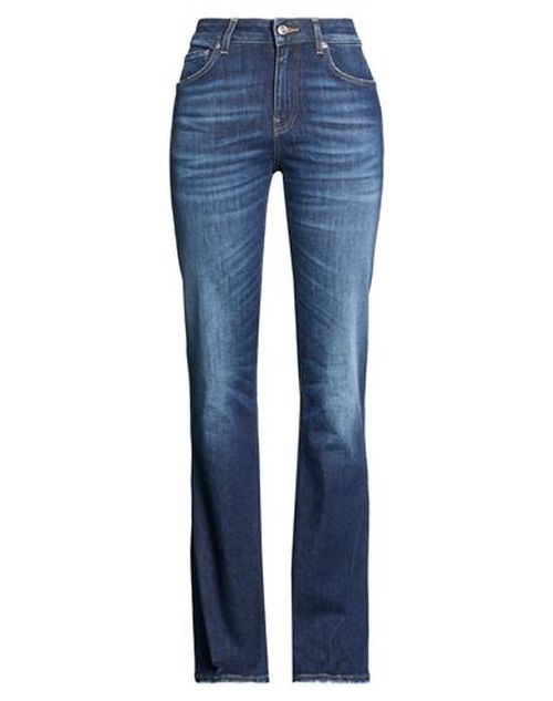 Woman Jeans Blue Size 27 Cotton, Elastomultiester, Rubber
