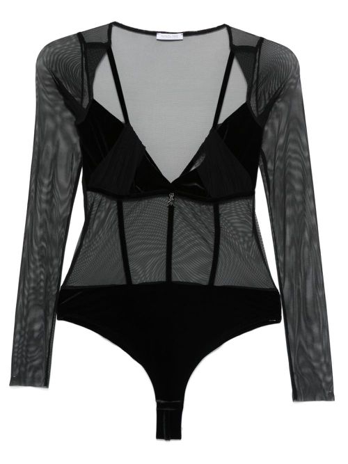 Mesh bodysuit - Black