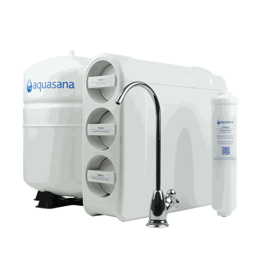 Smartflow® Reverse Osmosis Water Filter Removes Up to 99.99% of 90 Contaminants Certified to NSF/ANSI 42, 53, 58 & 401 Chrome