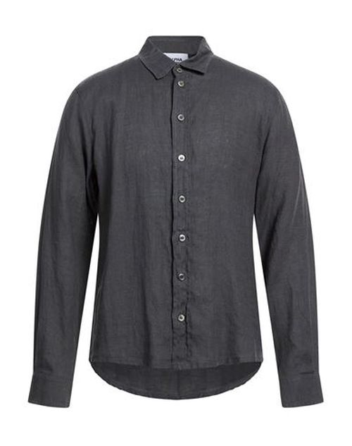 Man Shirt Grey Size 38 Linen