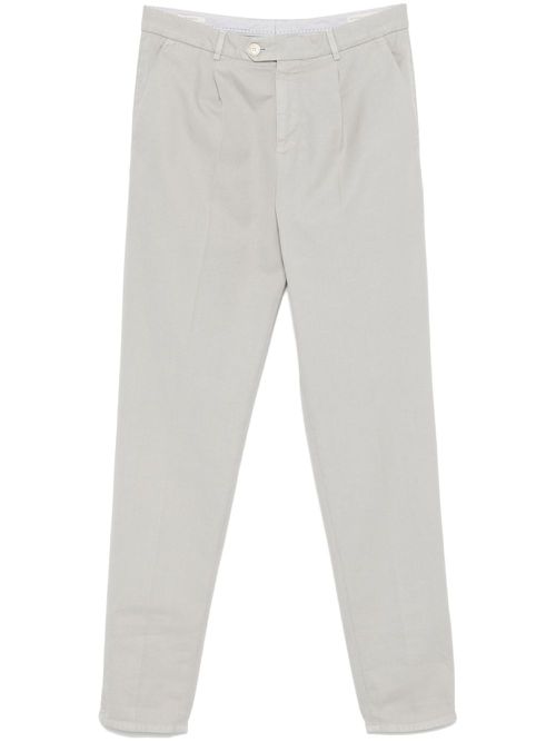 Pleat-detail trousers - Grey