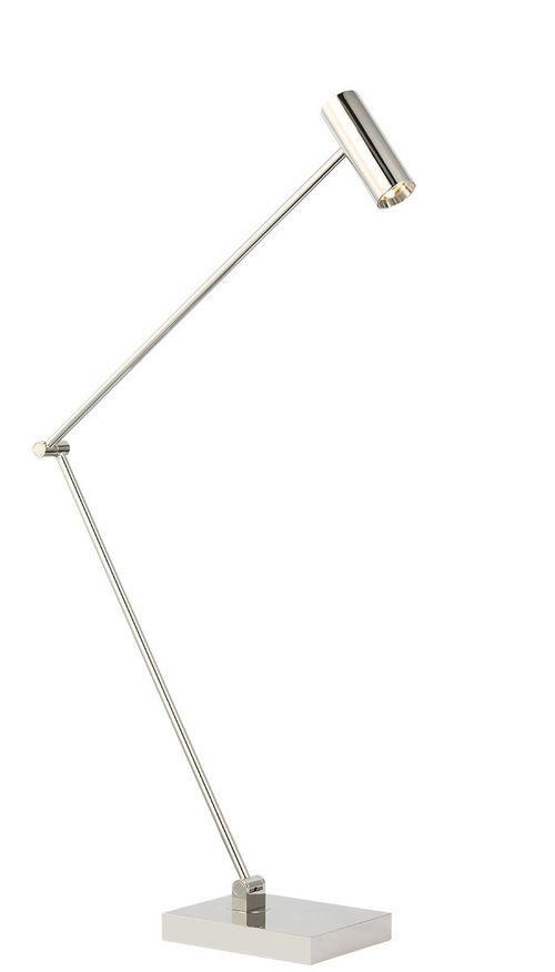 Polished Nickel LED Table Lamp from the Ponte Collection