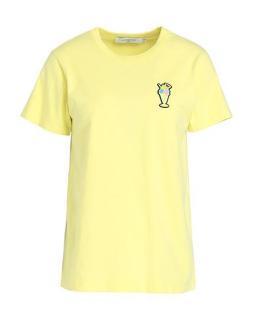 Maison Kitsuné Woman T-shirt Light yellow