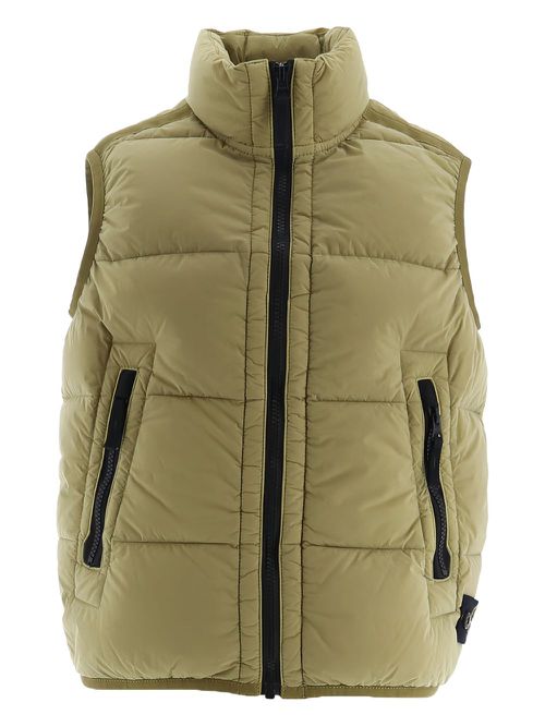 Stone Island Junior padded gilet - Green