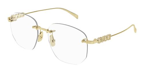 Gucci GG1806O 001 Women’s Eyeglasses Gold  54 - Blue Light Block Available