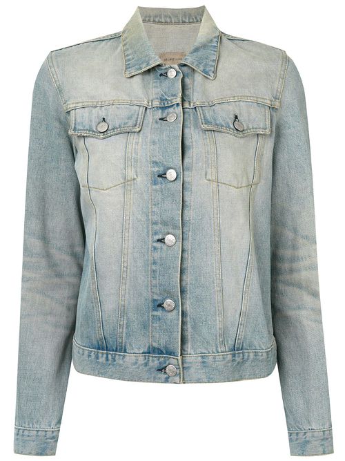 Stonewashed denim jacket - Blue