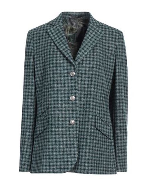 Woman Blazer Deep teal Size 0 Viscose, Virgin Wool, Polyamide