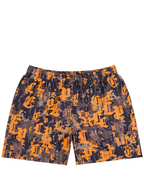 Gothic Camo shorts - Orange