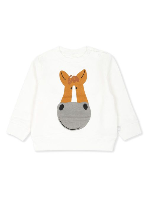 Graphic print sweatshirt - White