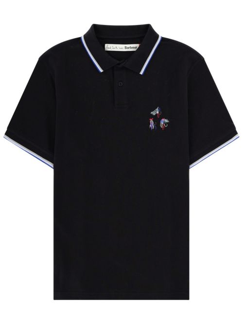 Navy Blue Shirt Collar Polo