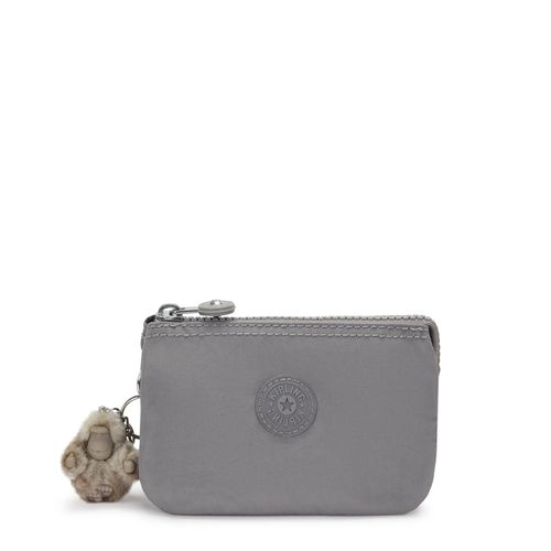Kipling Kleine Portemonnee Grijs 60% Polyamide, 40% Recycled Polyamide