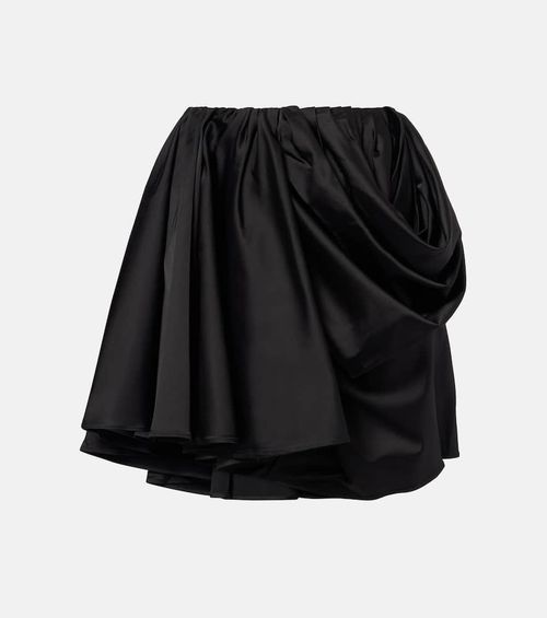 Draped miniskirt