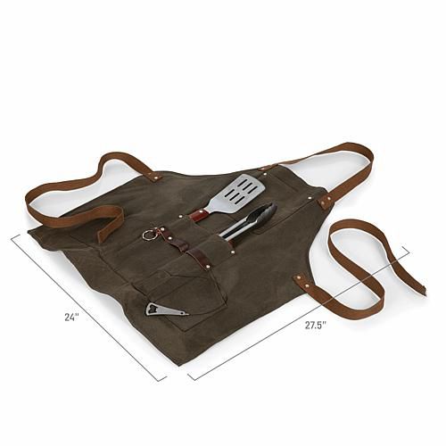 Officially Licensed NFL Washington Commanders BBQ Apron with Tools