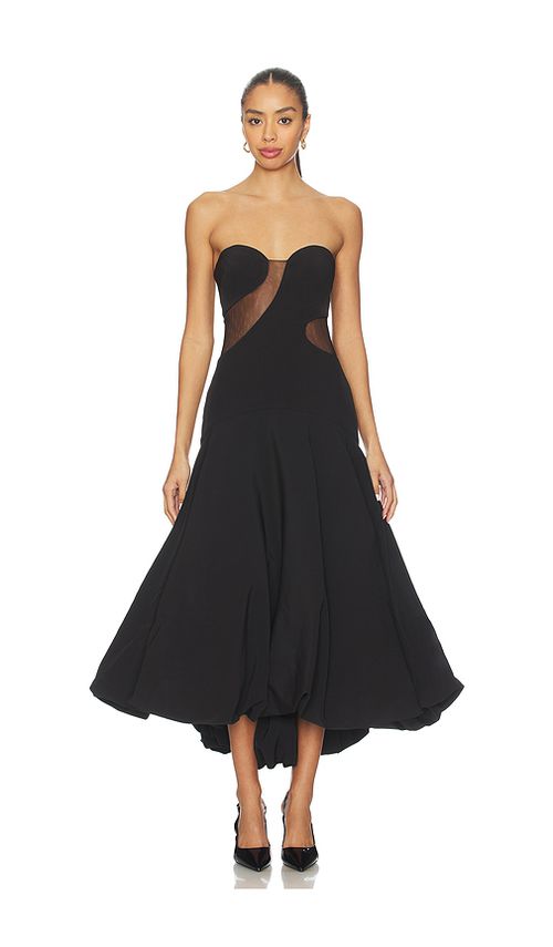 ET OCHS Daniella Bubble Dress in Black. - 0 also , 4, 6