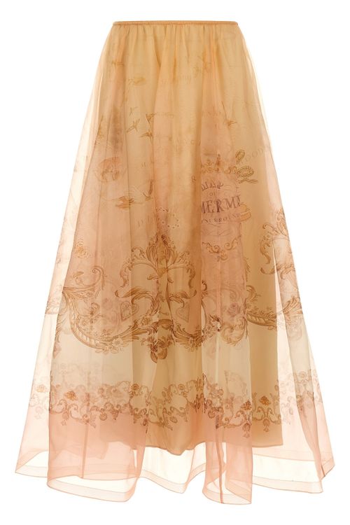 'Hypnotic Organza Maxi' Skirt