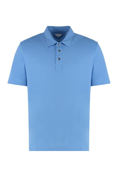 Classic Cotton-Piqué Polo Shirt with Side Slits