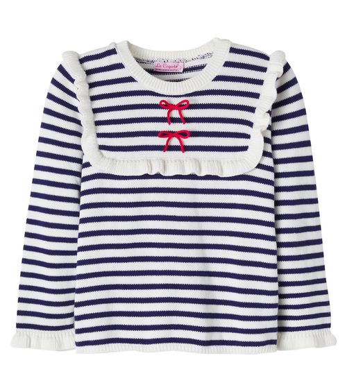 Candela striped cotton sweater