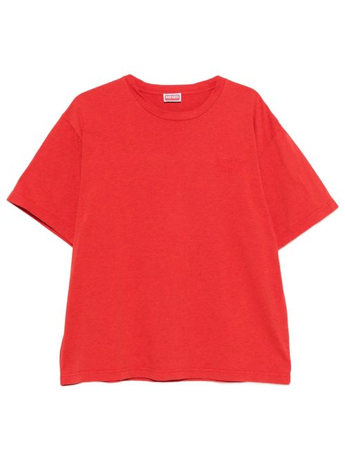 Red Logo Crew Neck T-Shirt