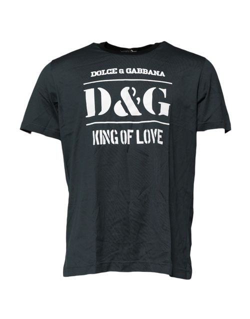 Logo-Printed Cotton T-Shirt — Black