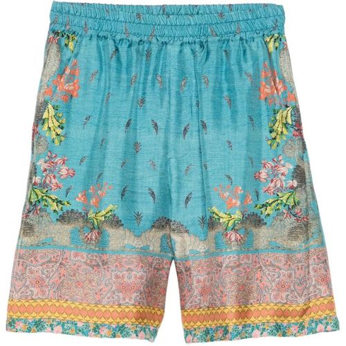 Pierre Louis Mascia bedruckte Seidenshort