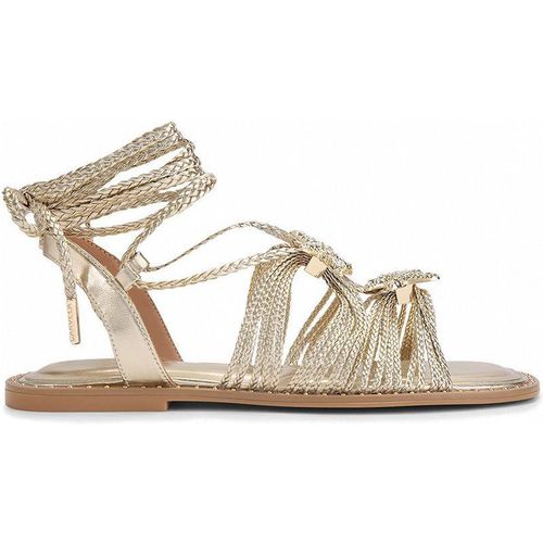 Carvela 'marina Flat Tie Sandal' Sandals In Gold