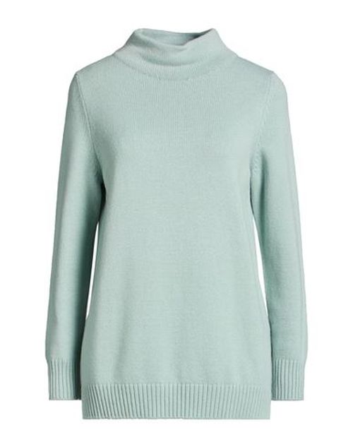 Woman Turtleneck Sage green Size 6 Virgin Wool, Viscose, Cashmere
