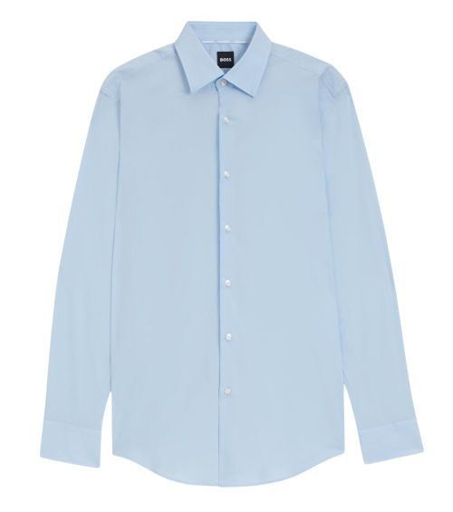 Sky Blue Solid Shirts