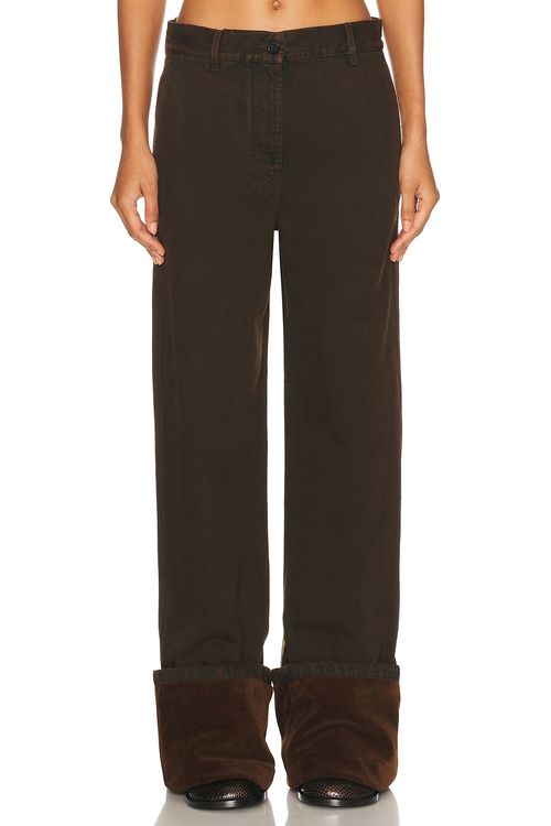 Dries Van Noten Paxy Pants in Brown - Brown. 42 also