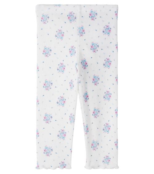 Baby floral cotton-blend leggings