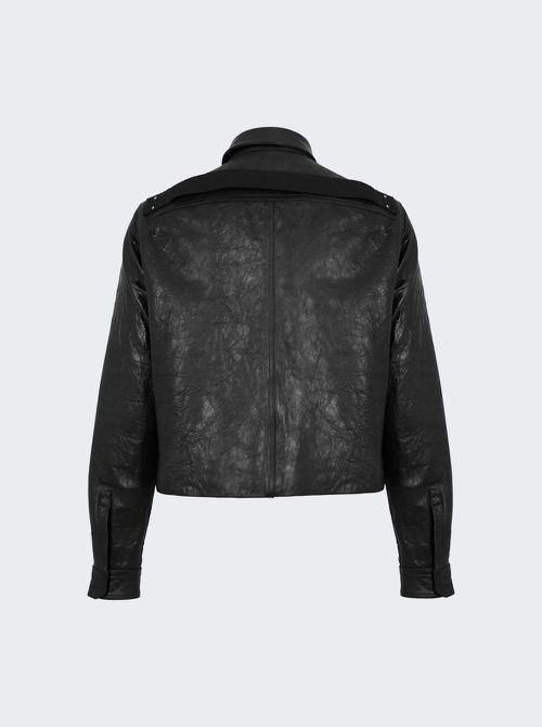 Tour Alice Leather Shirt Jacket Black