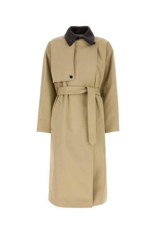 Colletto Trench Coat — Beige