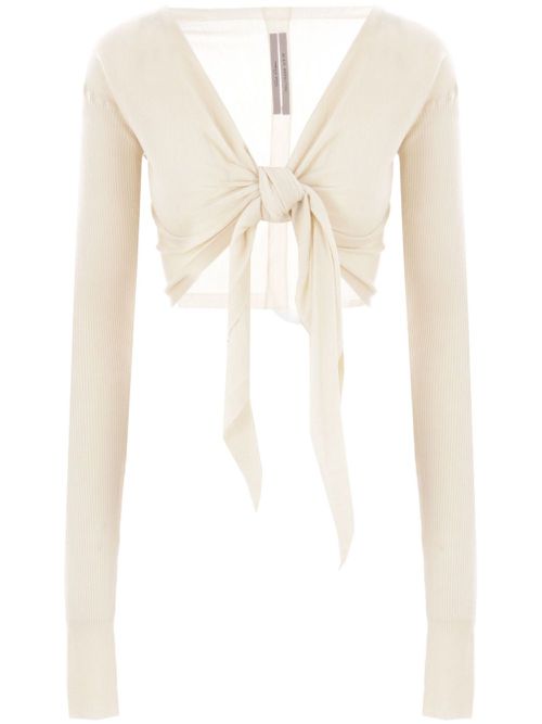 Tied cardigan - Neutrals