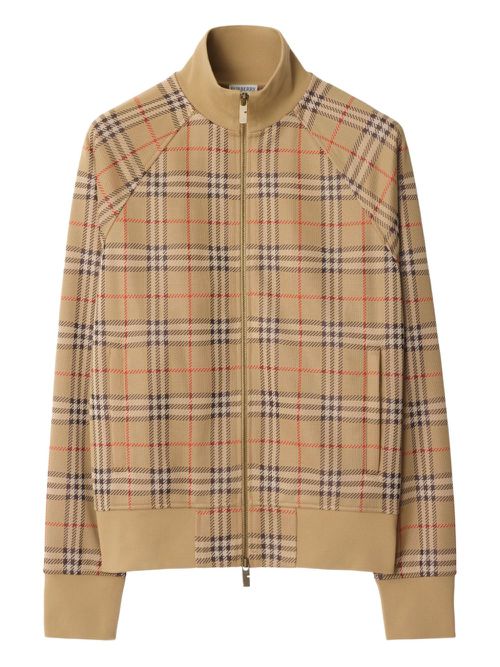 Check track jacket - Neutrals