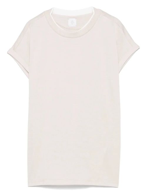 Cotton T-Shirt — Cream