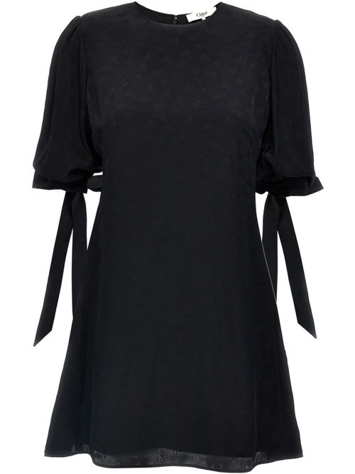 Floral dress - Black