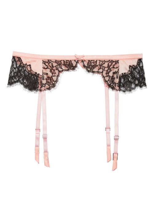 Iris lace garter - Pink