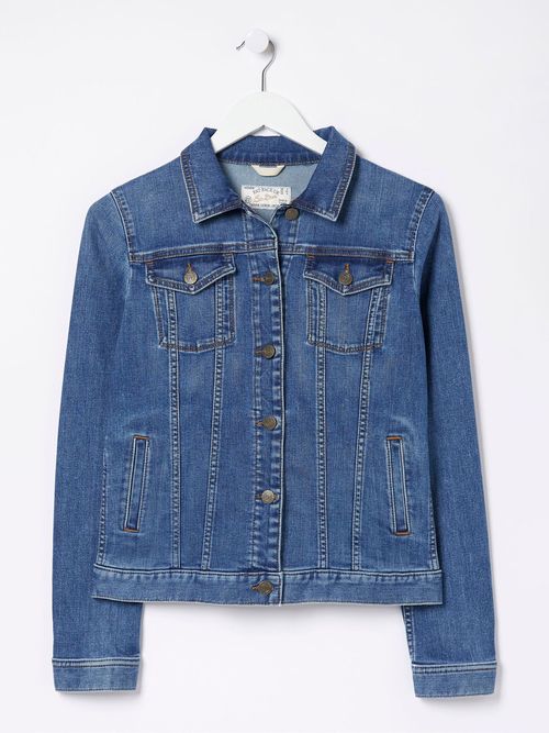 FatFace Tasha Blue Petite Denim Jacket